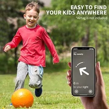 Hidden Airtag Holder for Kids - (2 Pack)Airtag Hidden GPS Tracker Case Compatible with Apple Airtag, Silicone Air tag Holder with Brooch Pin, Airtags Clip for Child/Elderly/Backpack/Luggage-Pink/Gray