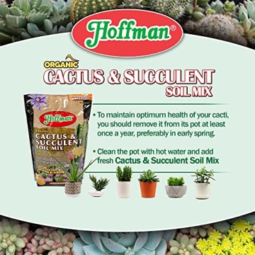 Hoffman Organic Cactus Soil Mix for Healthy Plants