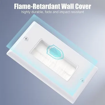 VCE Wall Plate Cable Pass Through for Clean Cable Management