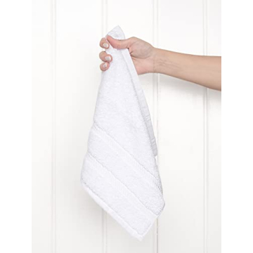 American Soft Linen Luxury Washcloths Set 100% Cotton