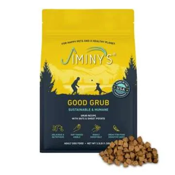 Jiminy's Cravin' Cricket & Good Grub Dry Dog Food Bundle - Sustainable Nutrition for Dogs
