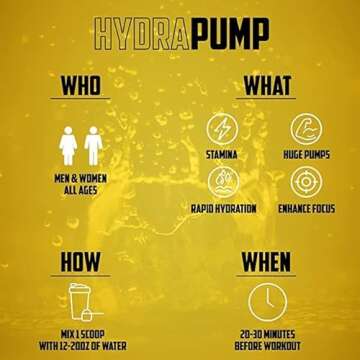 HydraPump - #1 Caffeine Free Pre Workout for Focus