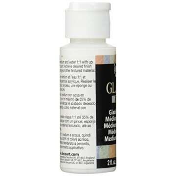 DecoArt Americana Mediums Glazing Paint, 2-Ounce, 2 Fl Oz (Pack of 1)