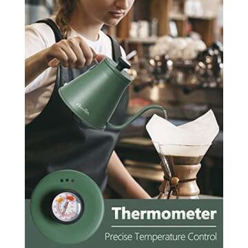 Harriet Gooseneck Pour Over Kettle - Perfect for Coffee & Tea Lovers!