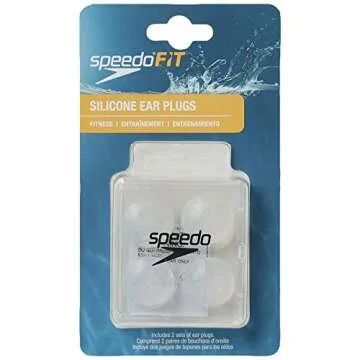 Speedo Unisex Ear Plugs for Swimming Waterproof Reusable Training