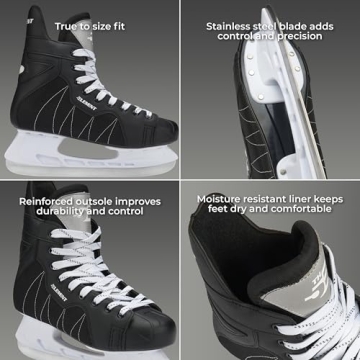 5th Element Stealth Ice Hockey Skates for All Levels - Comfortable & Durable