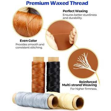 Complete 31pcs Plantional Leather Repair Sewing Kit