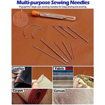 Complete 31pcs Plantional Leather Repair Sewing Kit