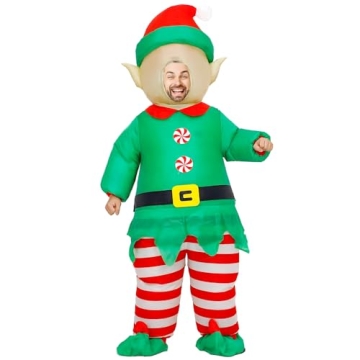 MXoSUM Inflatable Elf Costume for Adults - St. Patrick's Day Fun!