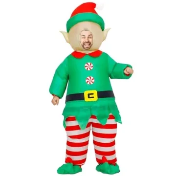 MXoSUM Inflatable Elf Costume for Adults - St. Patrick's Day Fun!