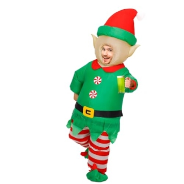 MXoSUM Inflatable Elf Costume for St. Patrick's Day