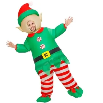 MXoSUM Inflatable Elf Costume for St. Patrick's Day