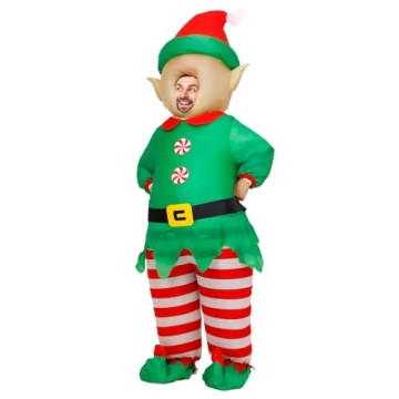 MXoSUM Inflatable Elf Costume for St. Patrick's Day