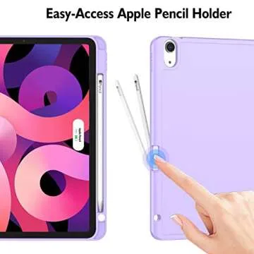 ZryXal iPad Air Case for M3 M2 11 Inch with Auto Wake