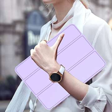 ZryXal iPad Air Case for M3 M2 11 Inch with Auto Wake