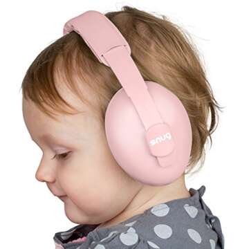 Snug Baby Earmuffs for Hearing Protection Ages 0-2