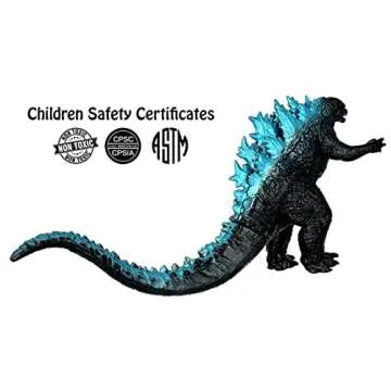 TwCare Godzilla vs. Kong 2021 Toy Action Figure: King of The Monsters, Movie Series Movable Joints Soft Vinyl, Travel Bag