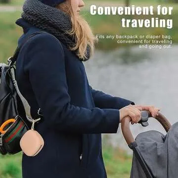 Swelive Silicone Pacifier Holder Case - Stylish & Safe