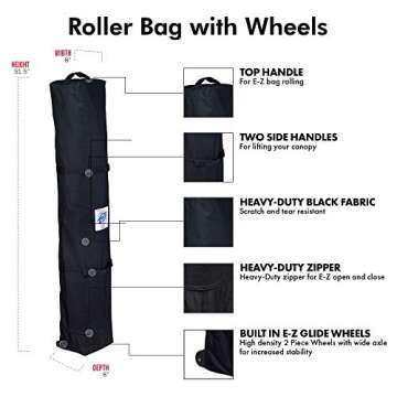 E-Z UP Sierra II Pop Up Canopy 10'x10' for Events