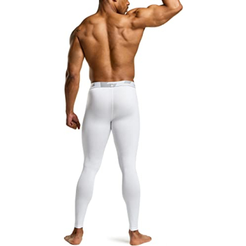 TSLA Men's Compression Pants with Cool Dry Fabric 3-Pack