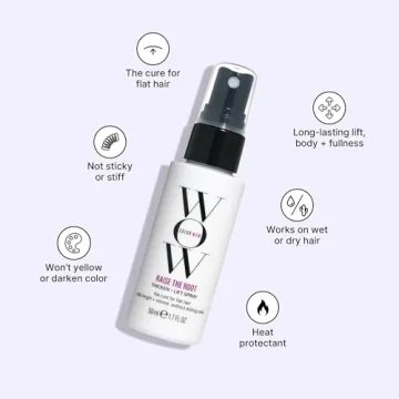 COLOR WOW Raise the Root Thicken + Lift Spray, 1.7 fl oz – All-Day Volume for Fine, Flat Hair without Dulling Color