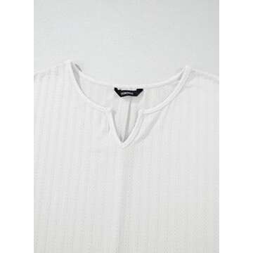 Dokotoo Trendy Summer V Neck Top for Women