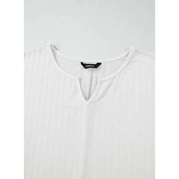 Dokotoo Trendy Summer V Neck Top for Women