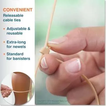 Roving Cove 5ft Stair Banister Safety Net for Kids