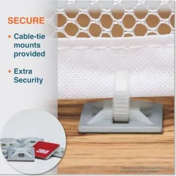 Roving Cove 5ft Stair Banister Safety Net for Kids