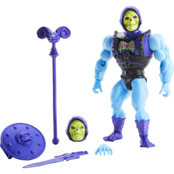 Masters of the Universe Battle Armor Skeletor Action Figure – Epic Collectible Toy Set with Mini C...