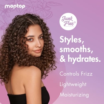 MopTop Curly Hair Custard Gel for Defined Curls Without Frizz