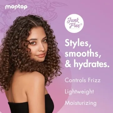 MopTop Curly Hair Custard Gel for Defined Curls Without Frizz
