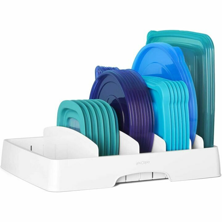 YouCopia StoraLid Lid Organizer for Kitchen Cabinets