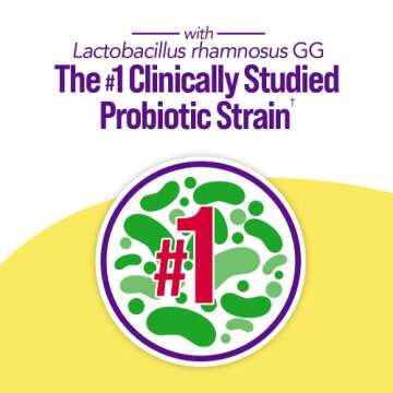 Culturelle Ultimate Strength Probiotic for Men and Women, Most Clinically Studied Probiotic Strain, 20 Billion CFUs, Supports Occasional Diarrhea, Gas & Bloating, Non-GMO, 30 Count