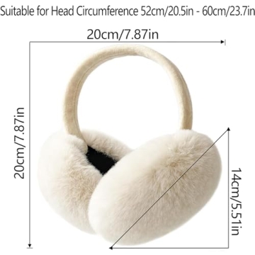Cute LCXSHYE Winter Ear Muffs for Women and Girls
