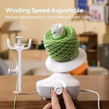 Etcokei Electric Yarn Winder for Effortless Yarn Cakes