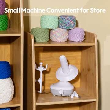 Etcokei Electric Yarn Winder for Effortless Yarn Cakes