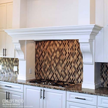 Ekena Millwork COR05X04X17ST 5 7/8-Inch W x 4 1/4-Inch D x 17 3/4-Inch H Stockport Corbel , White