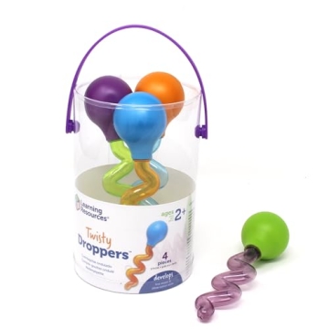 Learning Resources Twisty Droppers, Fine Motor Toy, Science Exploration, Water Dropper, Water Toys f...
