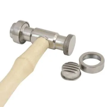 Texturing Hammer with 9 Faces for Jewelry Makers