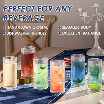 Elegant Claplante Origami Style Drinking Glasses Set