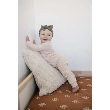 Soft Muslin Crib Sheet by Mebie Baby for Modern Nurseries