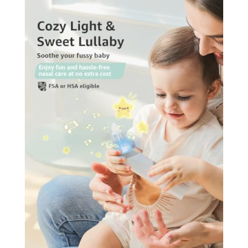 GROWNSY Nasal Aspirator - Gentle Electric Baby Nose Sucker