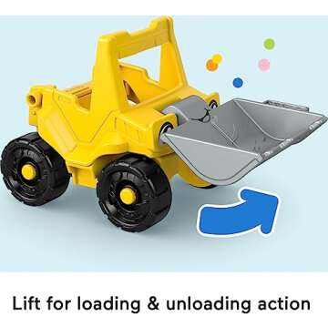 Fisher-Price Little People Toddler Playset Activity Vehicles Set with 10 Toys for Preschool Pretend Play Kids Ages 1+ Years