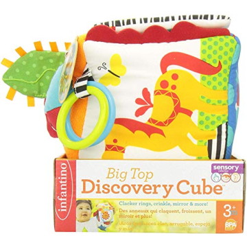 Infantino Peek & Seek Discovery Cube for Learning & Fun