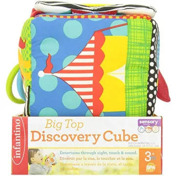 Infantino Peek & Seek Discovery Cube for Learning & Fun