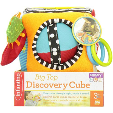 Infantino Peek & Seek Discovery Cube for Learning & Fun