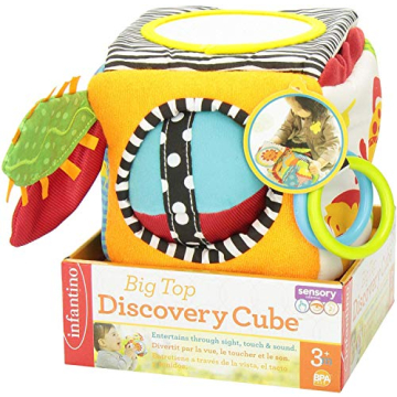 Infantino Peek & Seek Discovery Cube for Learning & Fun