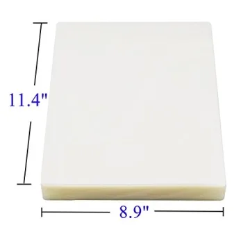 Crystal Clear Laminating Pouches - Immuson 100 Pack