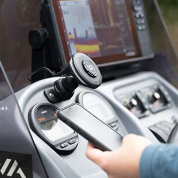 Quad Lock USB Weatherproof Wireless Charging Head, for Quad Lock Motorcycle Mounts, for Quad Lock 360